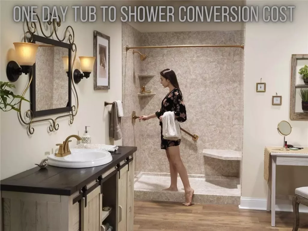 ONE DAY TUB TO SHOWER CONVERSION COST