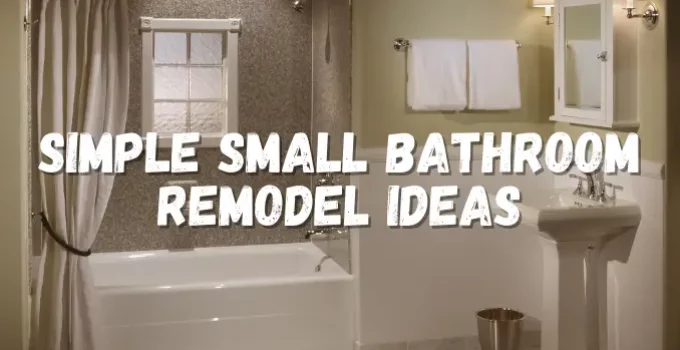 Simple Small Bathroom Remodel Ideas. Nice!