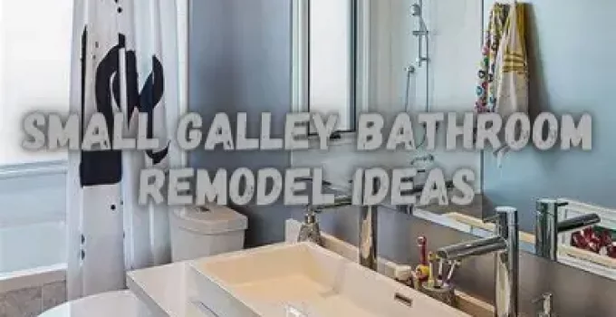 Inspiring Small Galley Bathroom Remodel Ideas