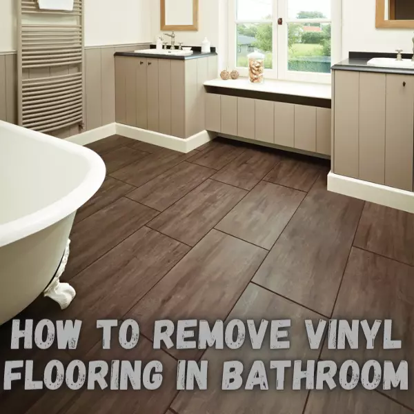 How to remove vinyl flooring in bathroom