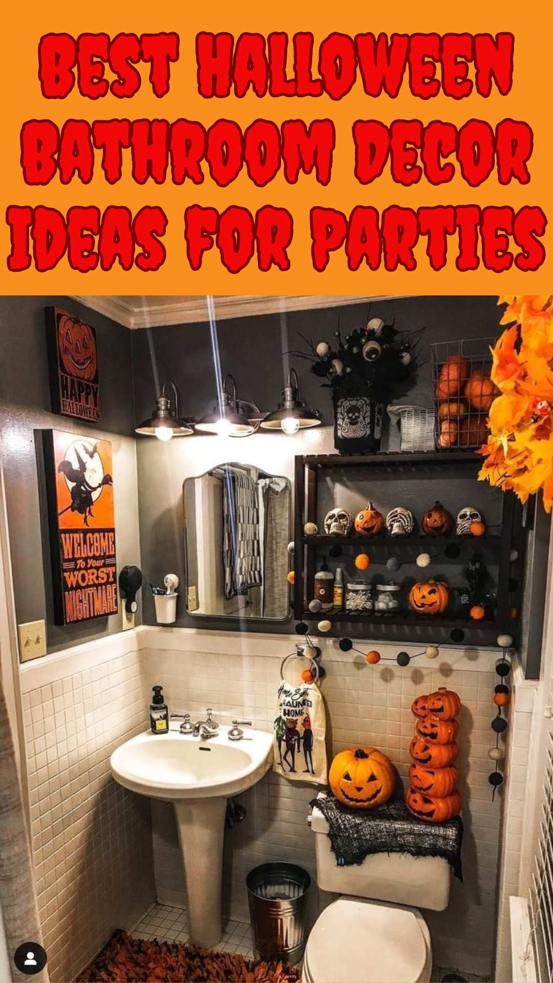 Best Halloween Bathroom Decor Ideas for Parties