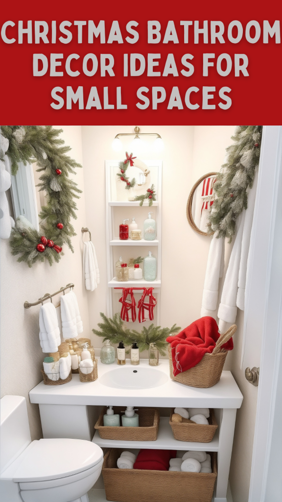 Christmas Bathroom Decor Ideas for Small Spaces