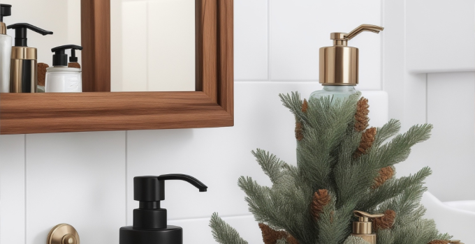 Modern Christmas Bathroom Decor for Small Spaces: A Festive Guide 🎄✨