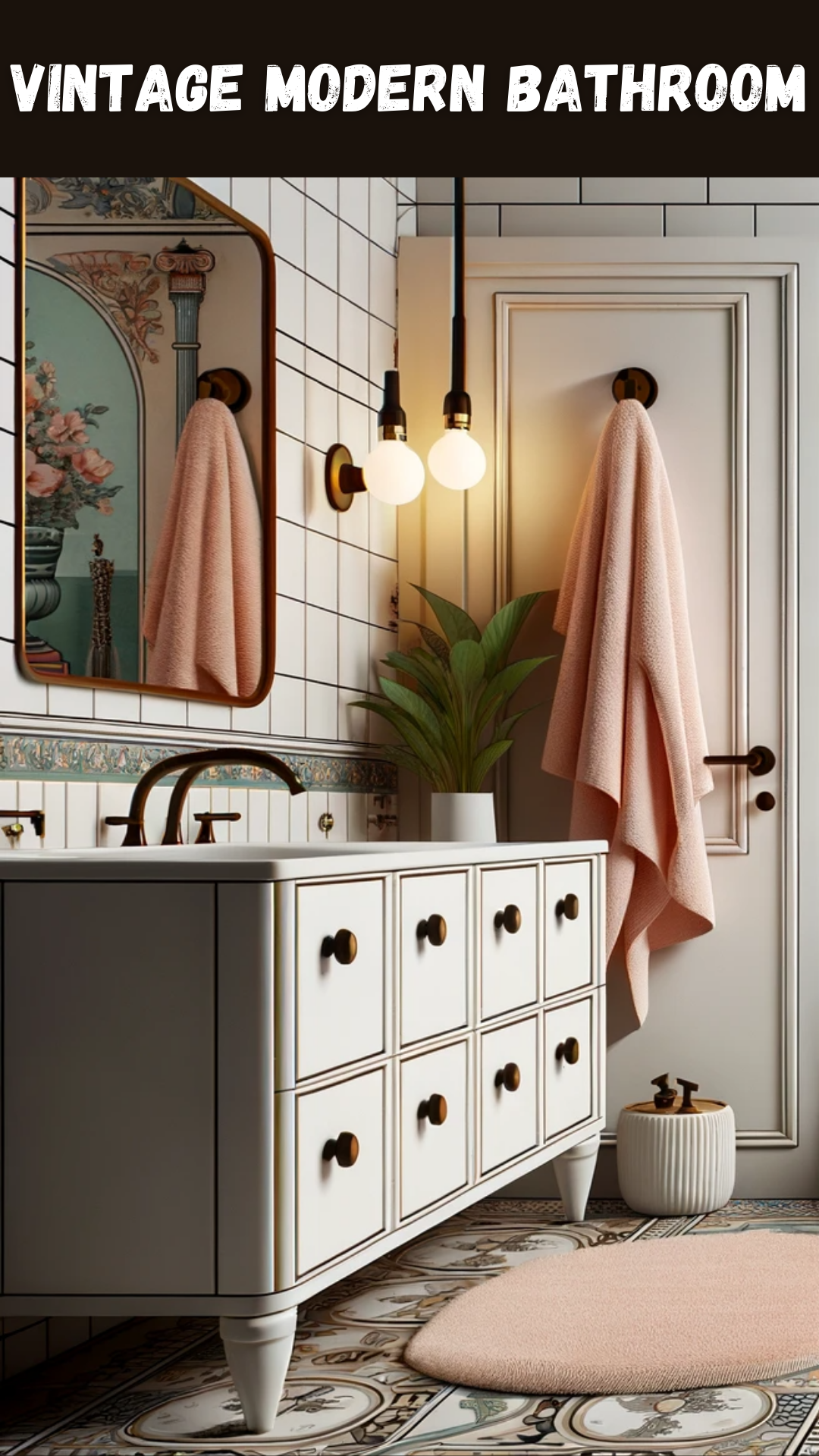 The Ultimate Guide to Crafting a Vintage Modern Bathroom That Everyone ...