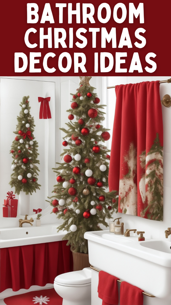 Bathroom Christmas Decor Ideas