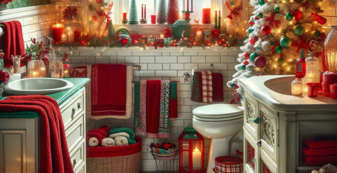 Elevate Your Festive Season with These Holiday Bathroom Decor Ideas