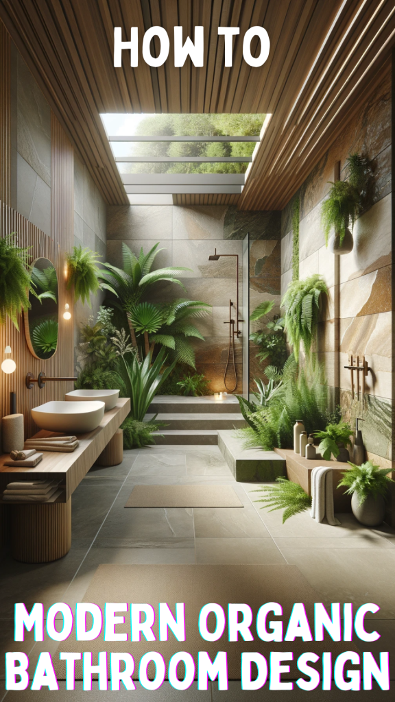 Modern Organic Bathroom Design