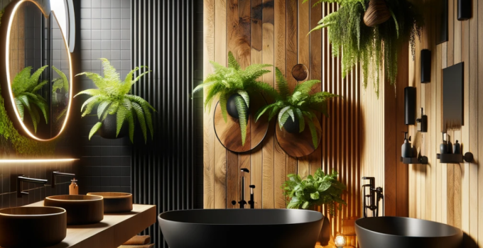 Discover the Elegance of Black and Wood Bathrooms: Transform Your Space into a Haven of Style and Serenity