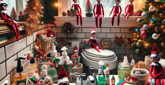 Elf on the Shelf Bathroom Extravaganza: Transform Your Bathroom into a Magical Wonderland