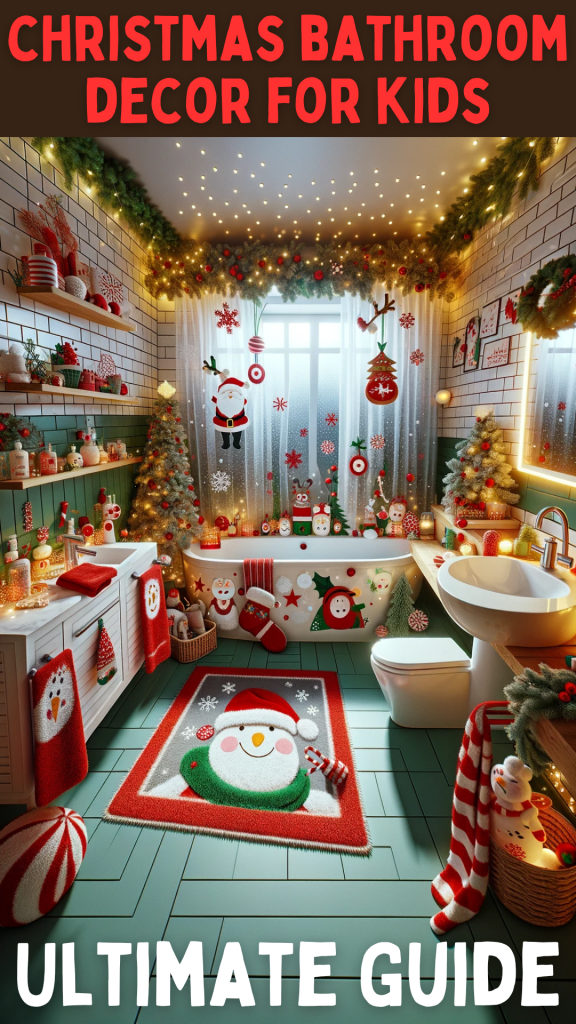 christmas bathroom decor for kids