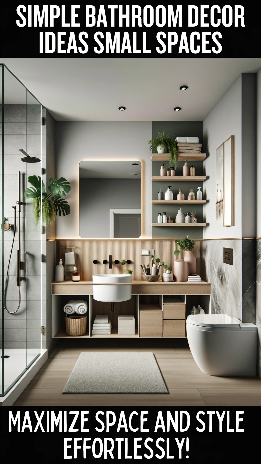 Transform Your Small Bathroom with Simple Decor Ideas: Maximize Space ...
