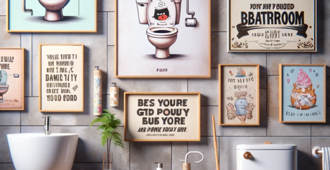 Elevate Your Bathroom Decor: Discover the Hilarious World of Funny Bathroom Art