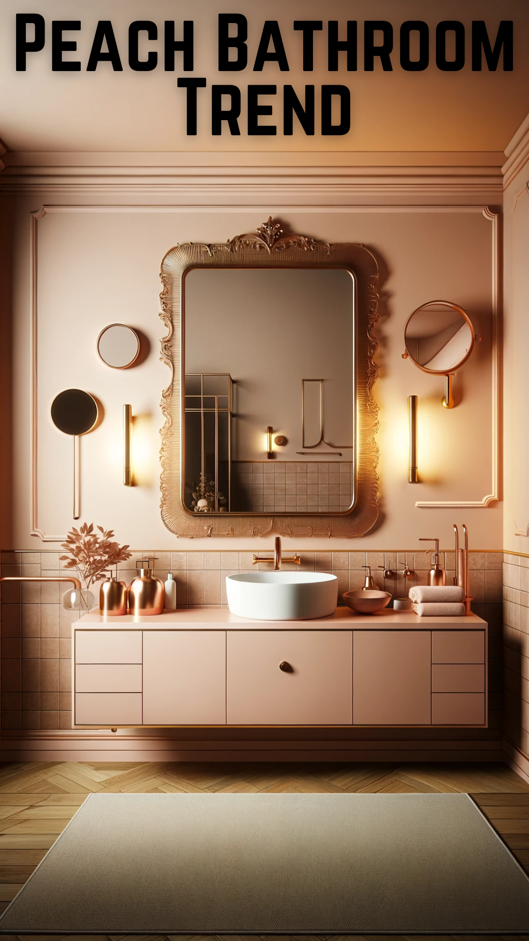Embracing the Peach Bathroom Trend: Transform Your Space into a Haven of Warmth and Comfort ...