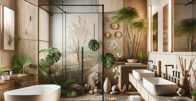 Unleash Nature’s Serenity: Transform Your Bathroom with Earthy, Modern Ideas