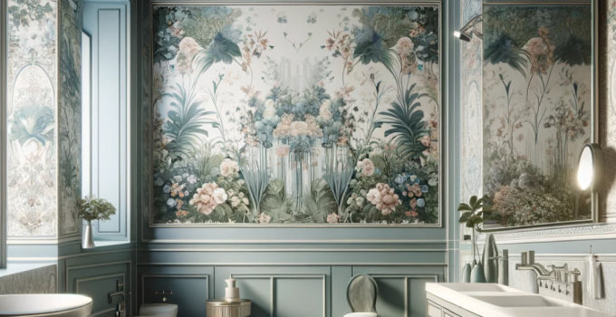 Transform Your Bathroom with Eye-Catching Keyword Wallpaper Ideas 🌟