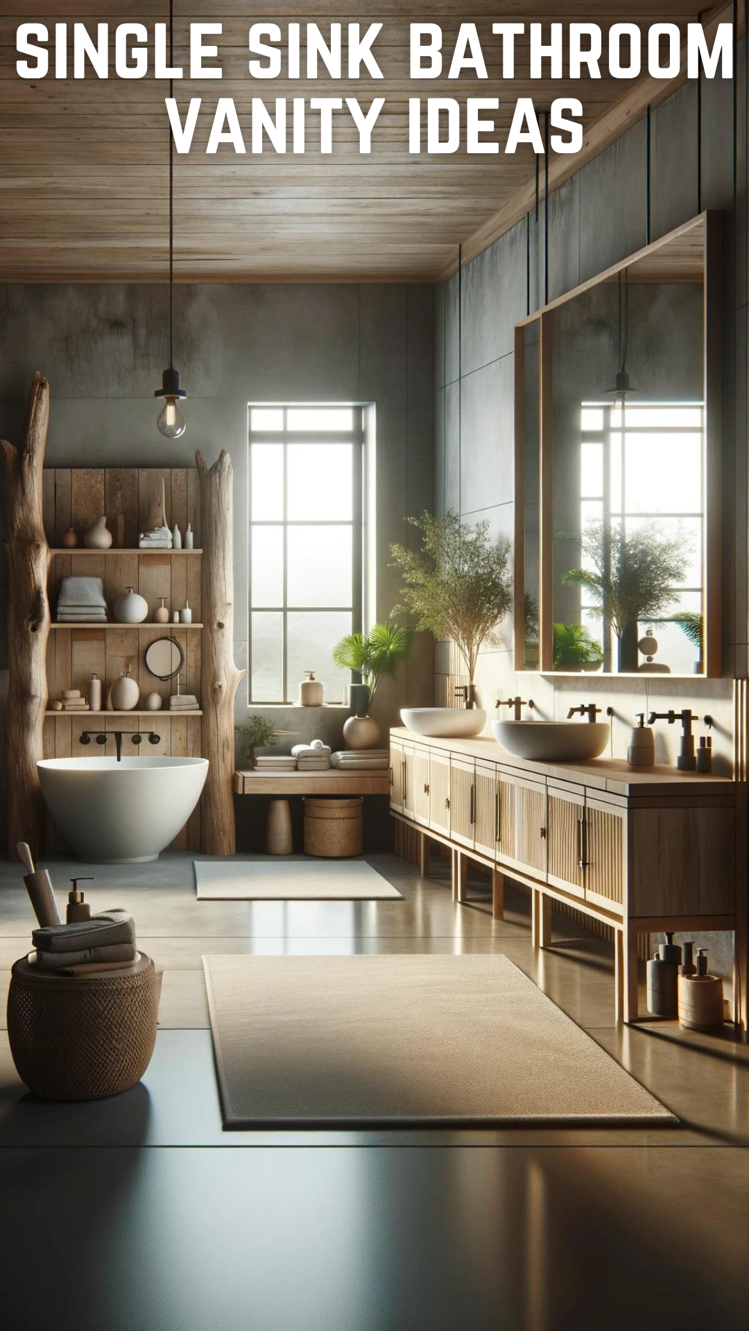 Transform Your Bathroom with These Single Sink Vanity Ideas - Bathroom