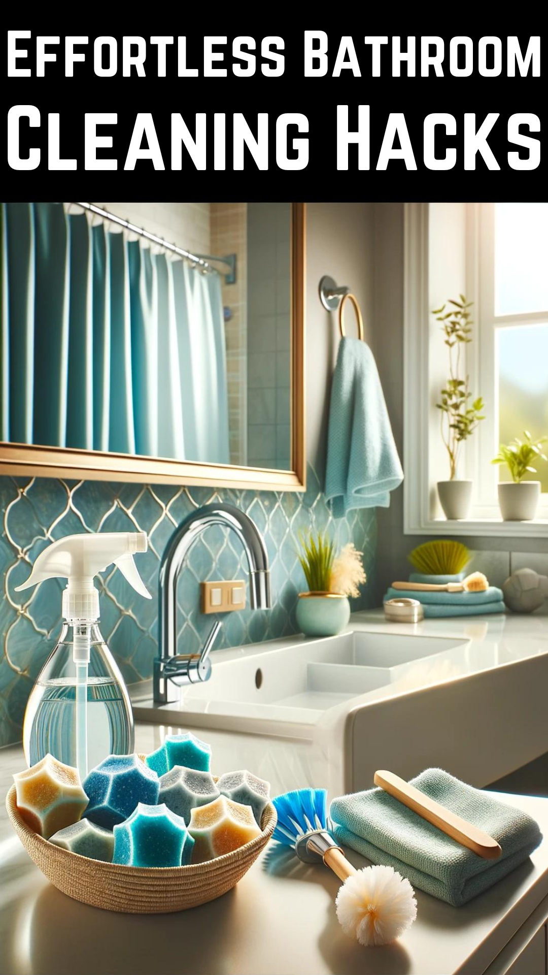View of Unlock the Secret to Effortless Bathroom Cleaning Hacks - Badezimmer ...