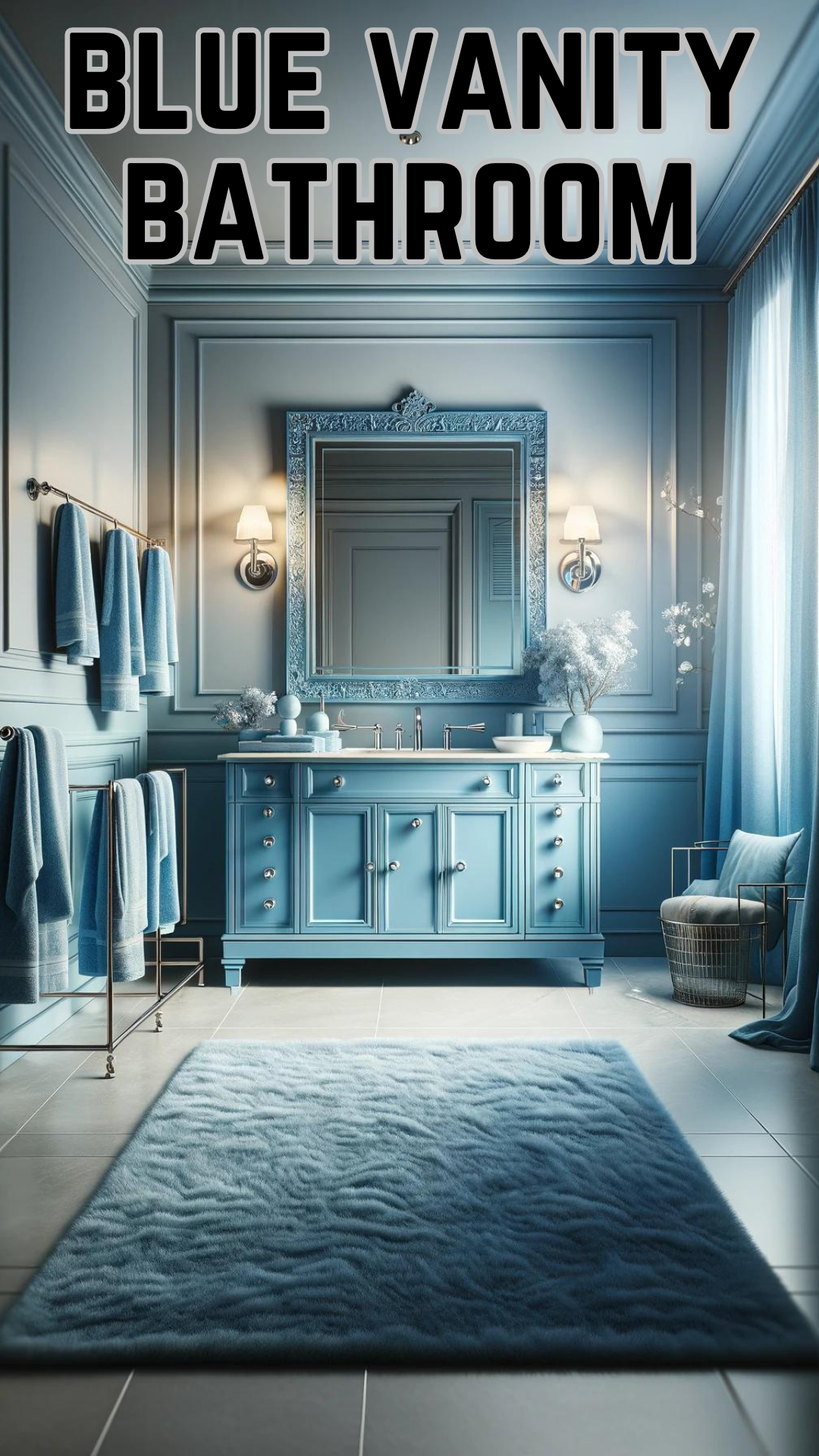 Transform Your Bathroom into a Serene Oasis with a Blue Vanity ...