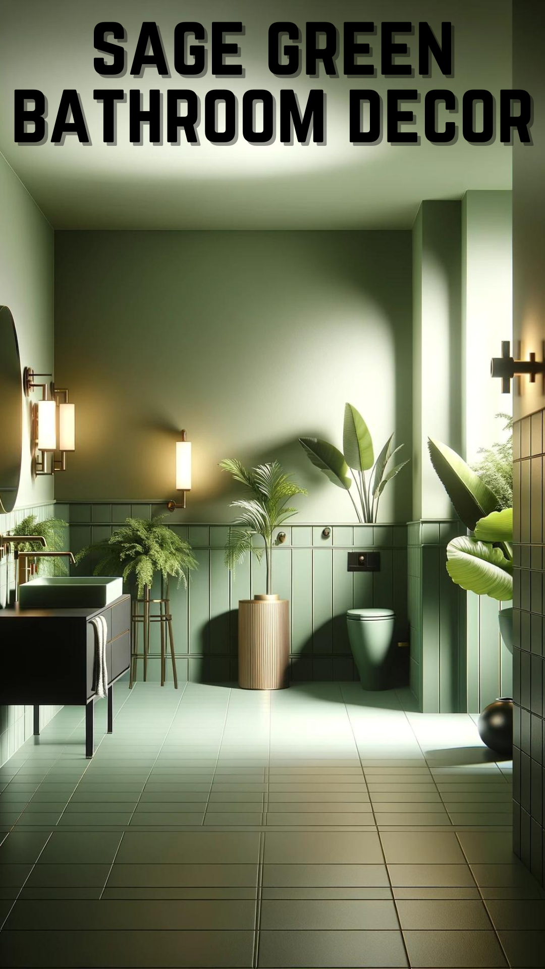 Unlocking the Serenity of Sage Green Bathroom Decor: Transform Your ...