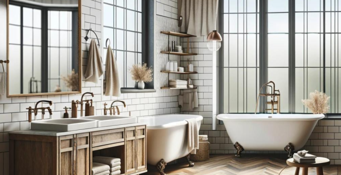 Discover the Timeless Charm of a Modern Farmhouse Bathroom