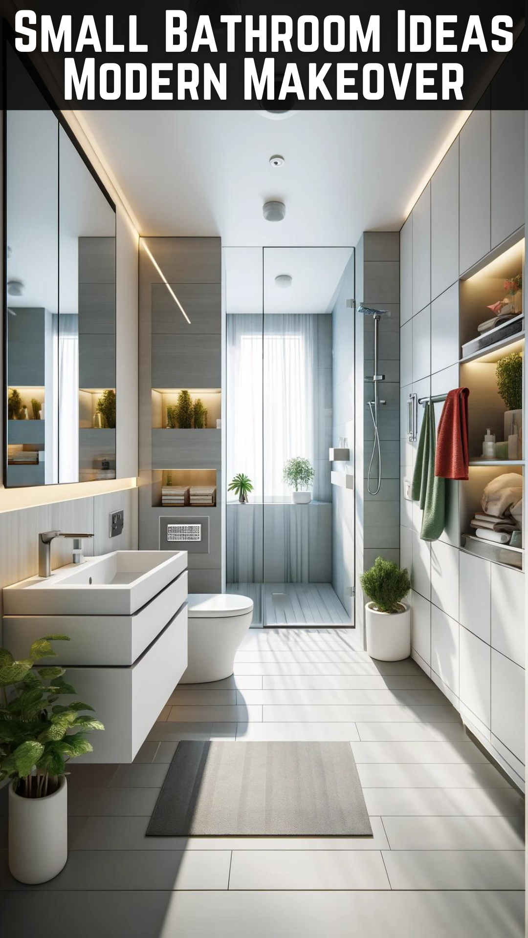Transform Your Space: Small Bathroom Ideas Modern Makeover - Badezimmer ...