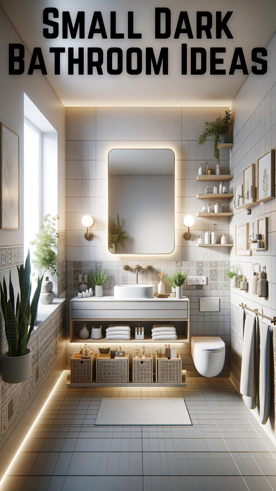 Stunning Small Dark Bathroom Ideas for a Chic Makeover - Badezimmer Deko Ideen