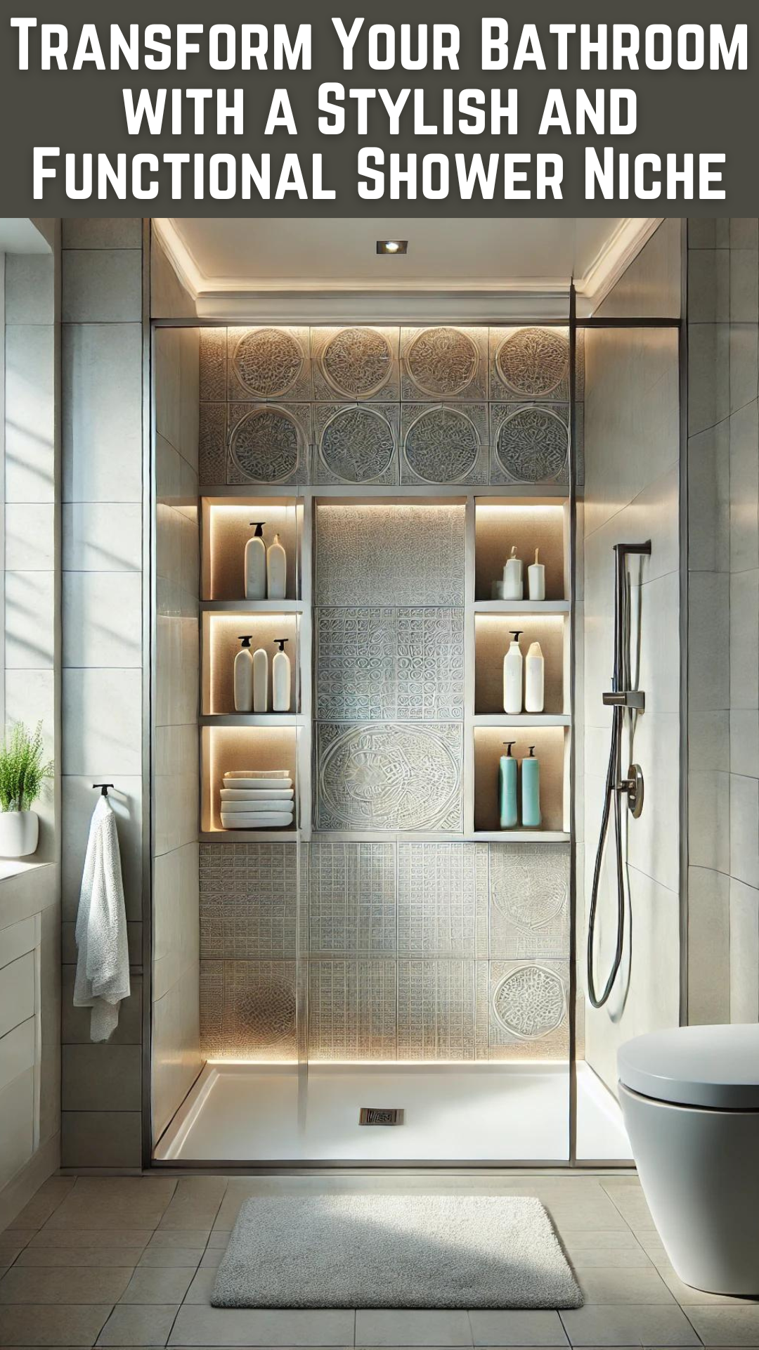 Transform Your Bathroom with a Stylish and Functional Shower Niche ...