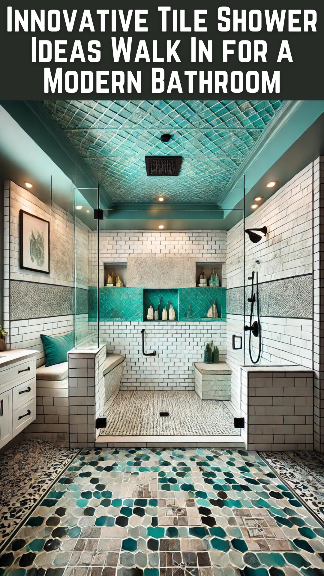 Innovative Tile Shower Ideas Walk In for a Modern Bathroom - Badezimmer ...