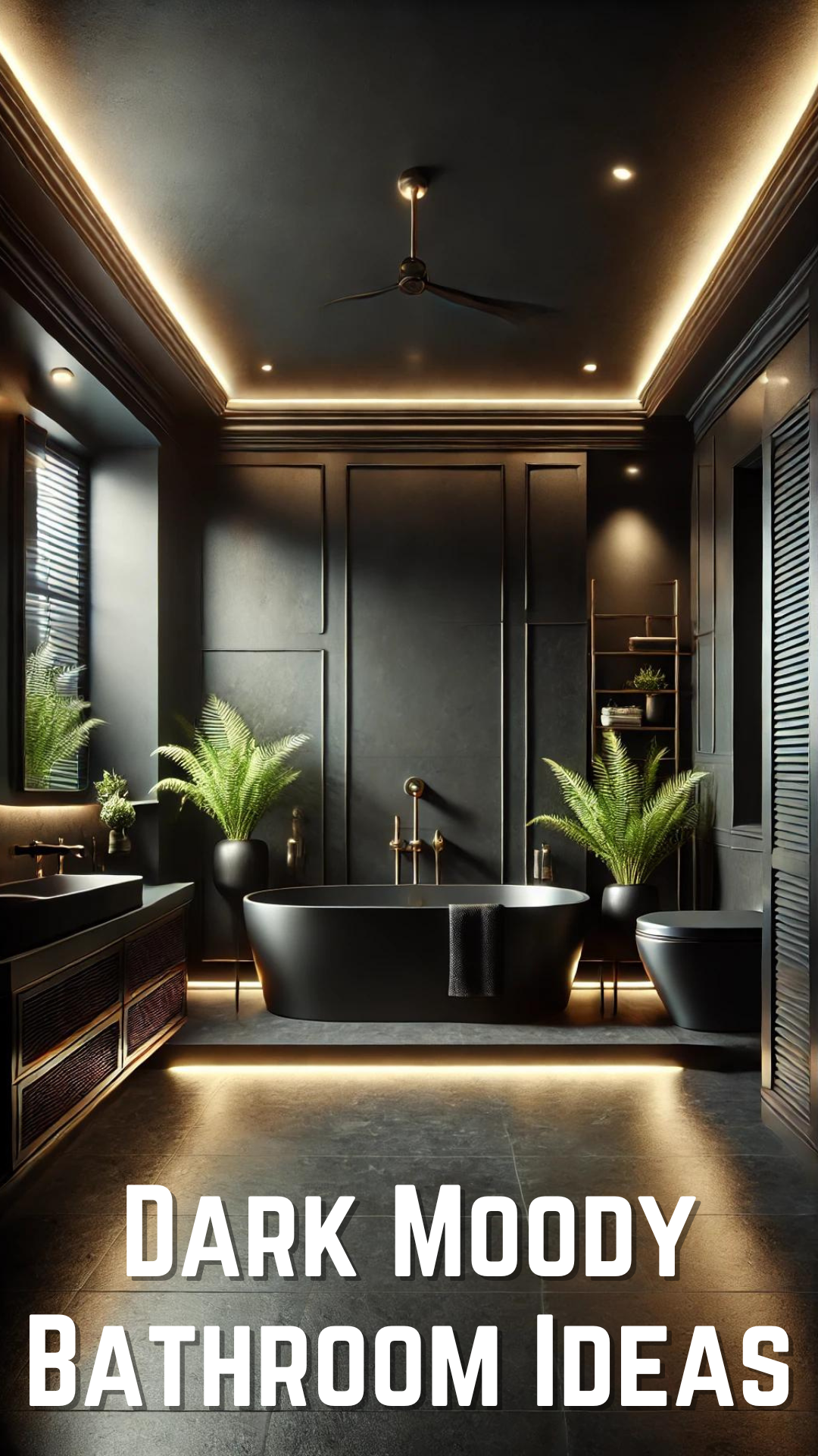 Dark Moody Bathroom Ideas for an Elegant and Sophisticated Space ...