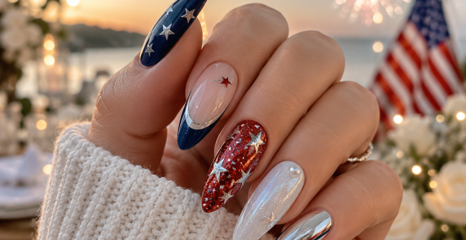 Best 3 Fourth of July Nail Designs That Will Make Everyone Ask Where You Got Your Nails