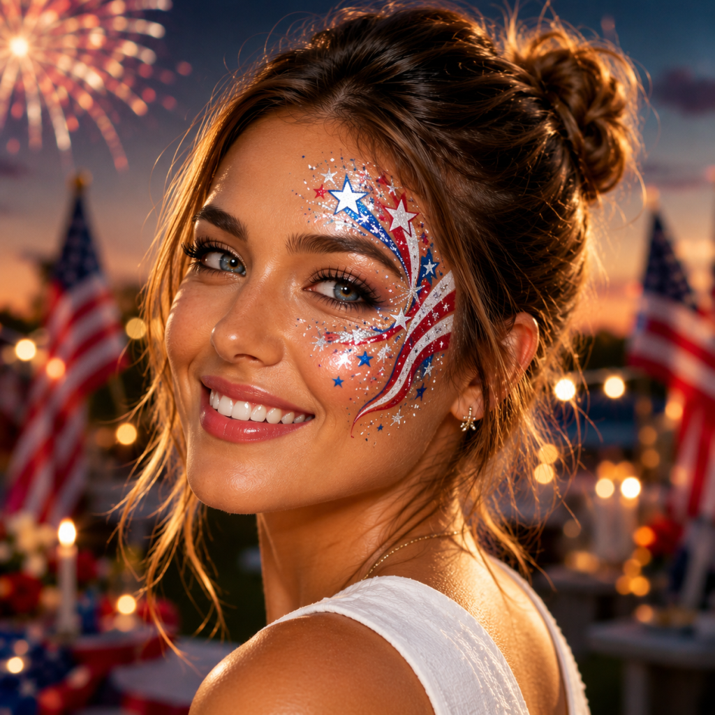 Best 3 4th of July Face Painting Ideas Everyone Will Want to Copy This Independence Day