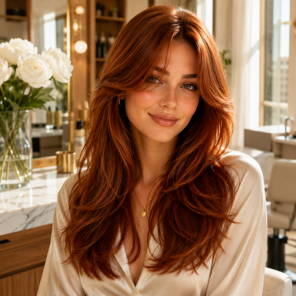 Best 3 Copper Curtain Bangs Ideas Everyone Is Falling in Love With