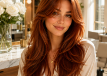 Best 3 Copper Curtain Bangs Ideas Everyone Is Falling in Love With