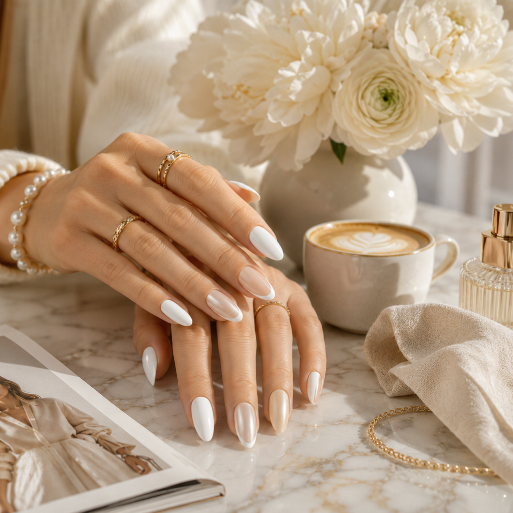 Best 3 Simple White Nail Designs Everyone Will Want to Copy This Year