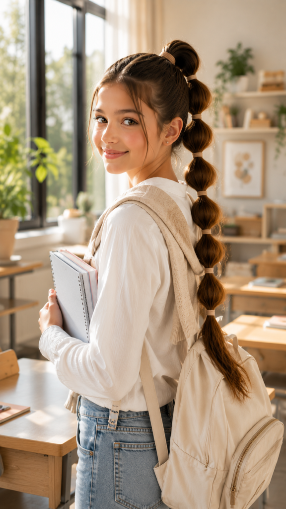 🥈 Best 2 Bubble Braid Ponytail for Modern Everyday Style