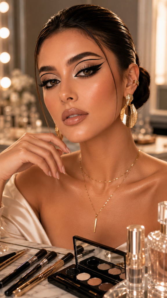 🥉 Best 3 Eye Makeup Styles with Graphic Winged Statement Makeup