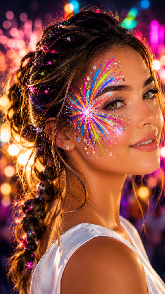 🥉 Best 3 Firework Face Paint Neon Festival Glow
