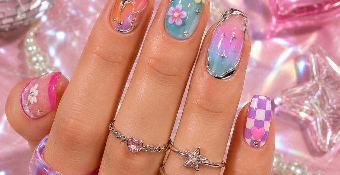 Top 3 Colorful Y2K Nails That Are Taking Over Trendy Manicures