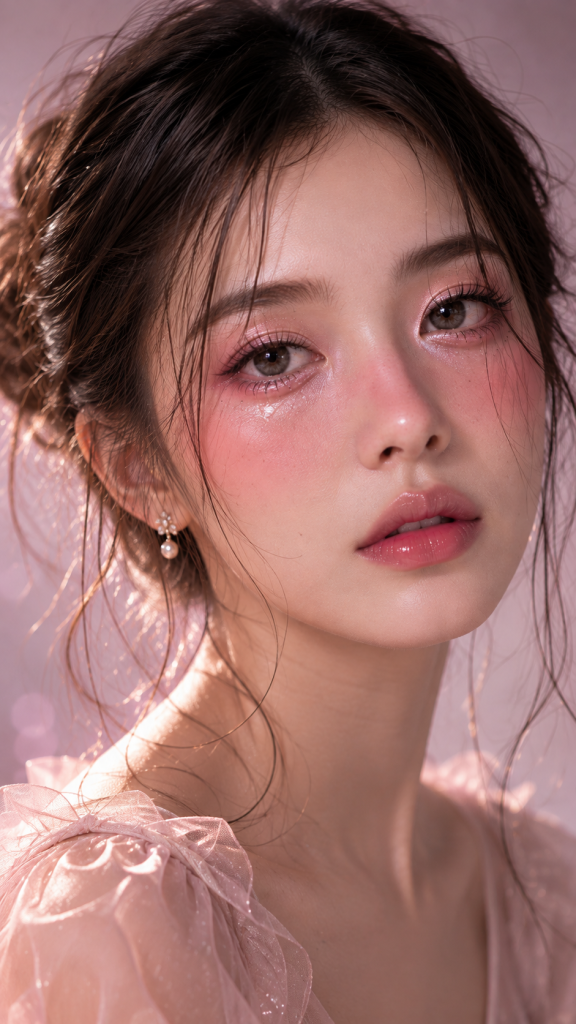🥇 Best 1 Soft Flushed Cry Baby Makeup for Romantic Watery Eyes