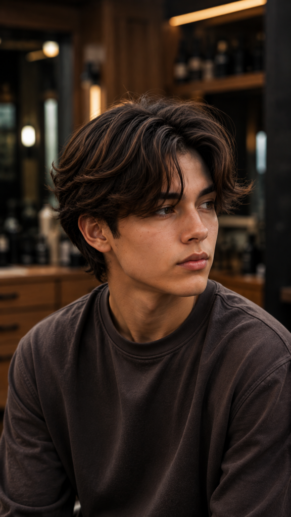 🥈 Best 2 Modern Layered Middle Part