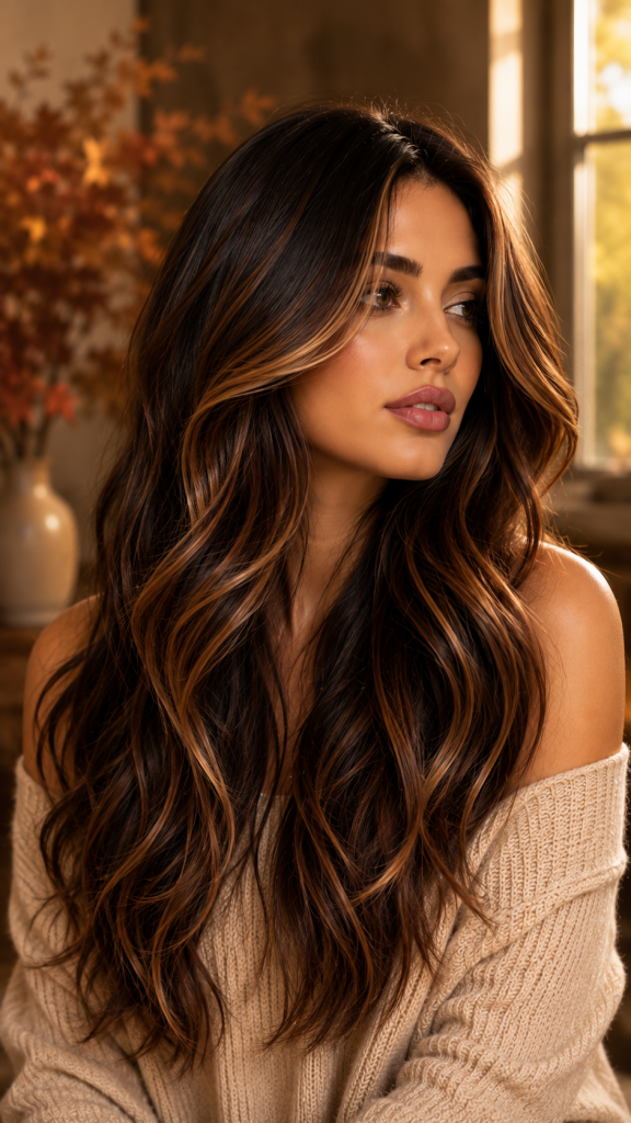 🥉 Best 3 Caramel Face Framing Fall Brunette Hair for Soft Brightness