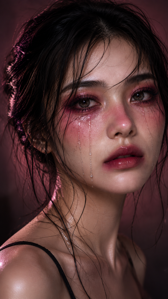 🥉 Best 3 Dramatic Tear Streak Cry Baby Makeup for Editorial Emotion