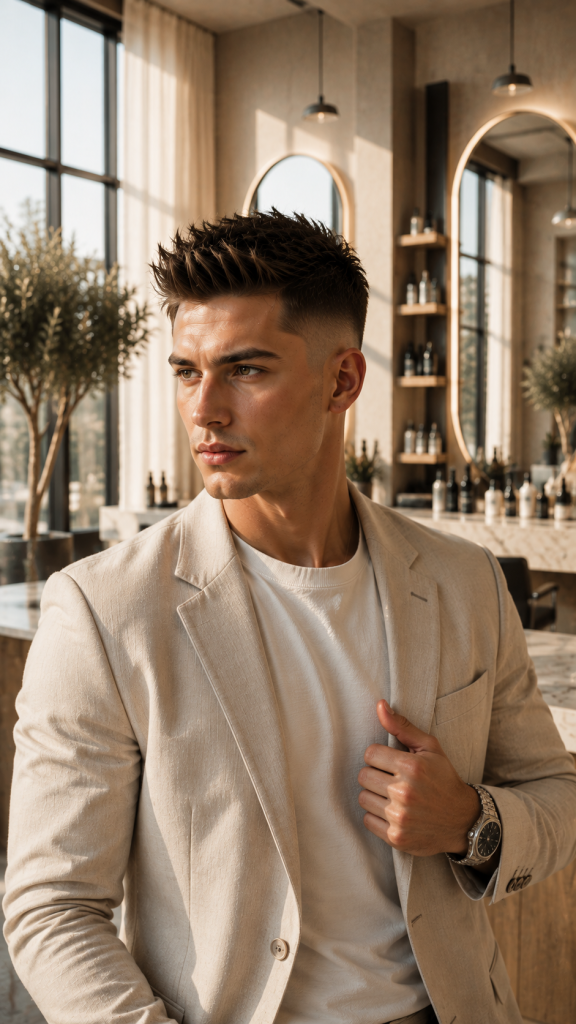🥉 Best 3 Short Classic Spiky Hairstyles