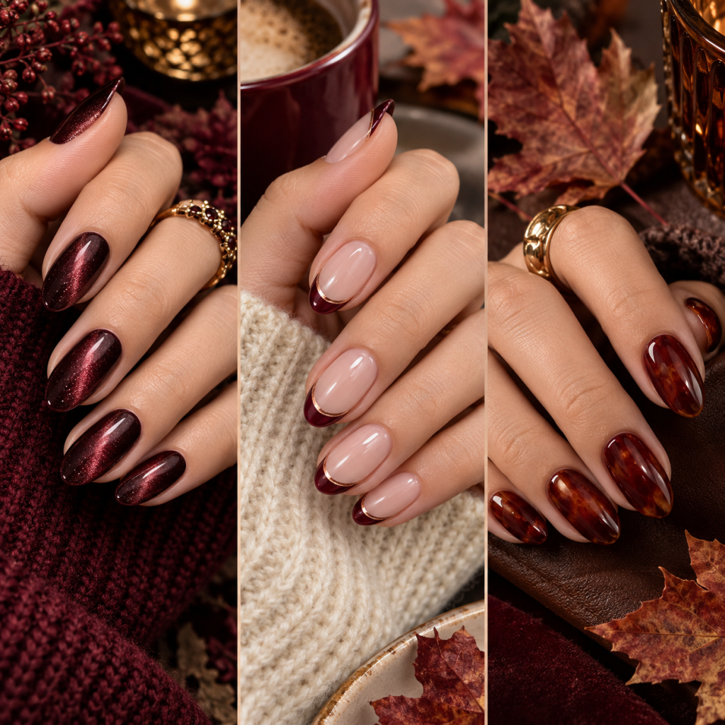 Best 3 Maroon Fall Nails That Make Every Autumn Look Instantly More Expensive