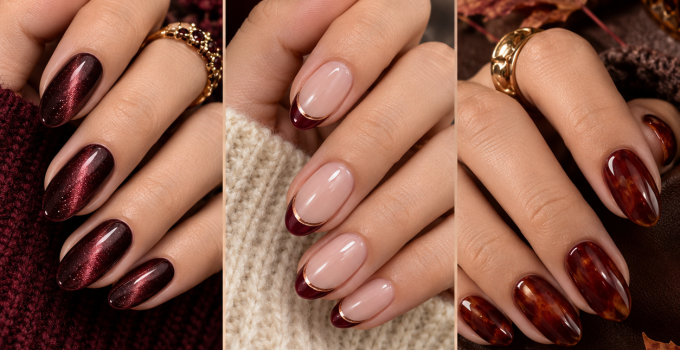 Best 3 Maroon Fall Nails That Make Every Autumn Look Instantly More Expensive