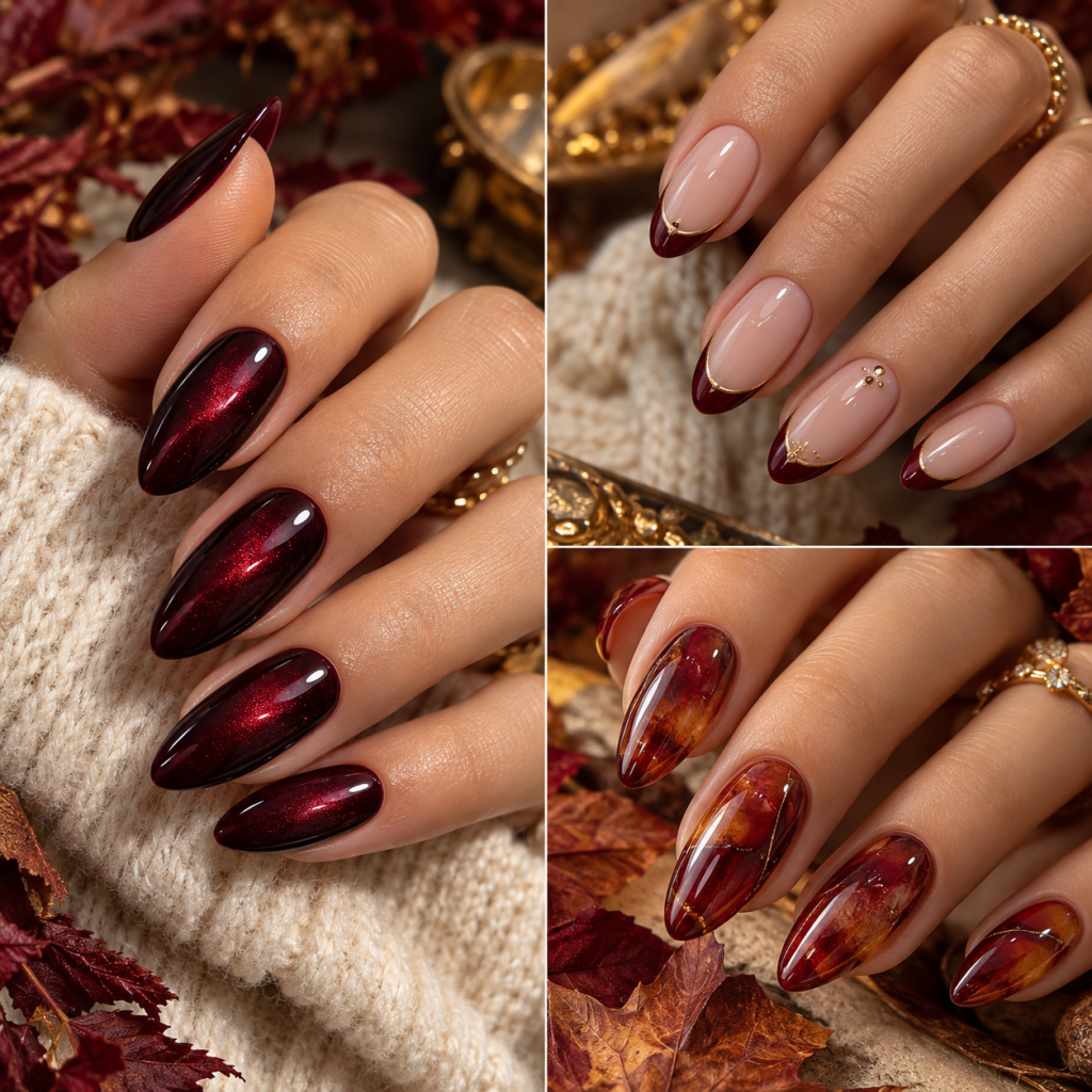 Top 3 Burgundy Fall Nails Ideas That Look Expensive and Make Every Autumn Outfit Better