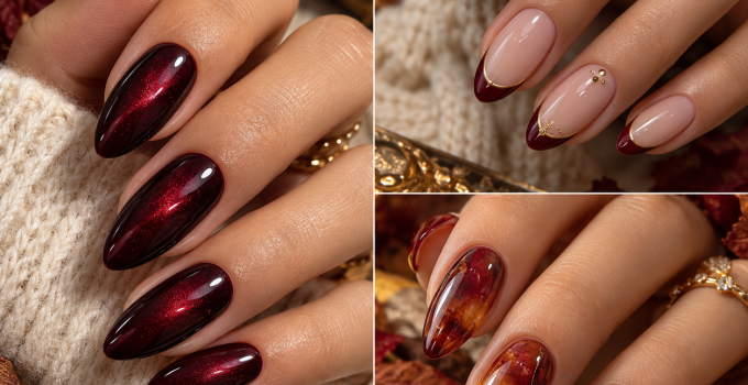 Top 3 Burgundy Fall Nails Ideas That Look Expensive and Make Every Autumn Outfit Better
