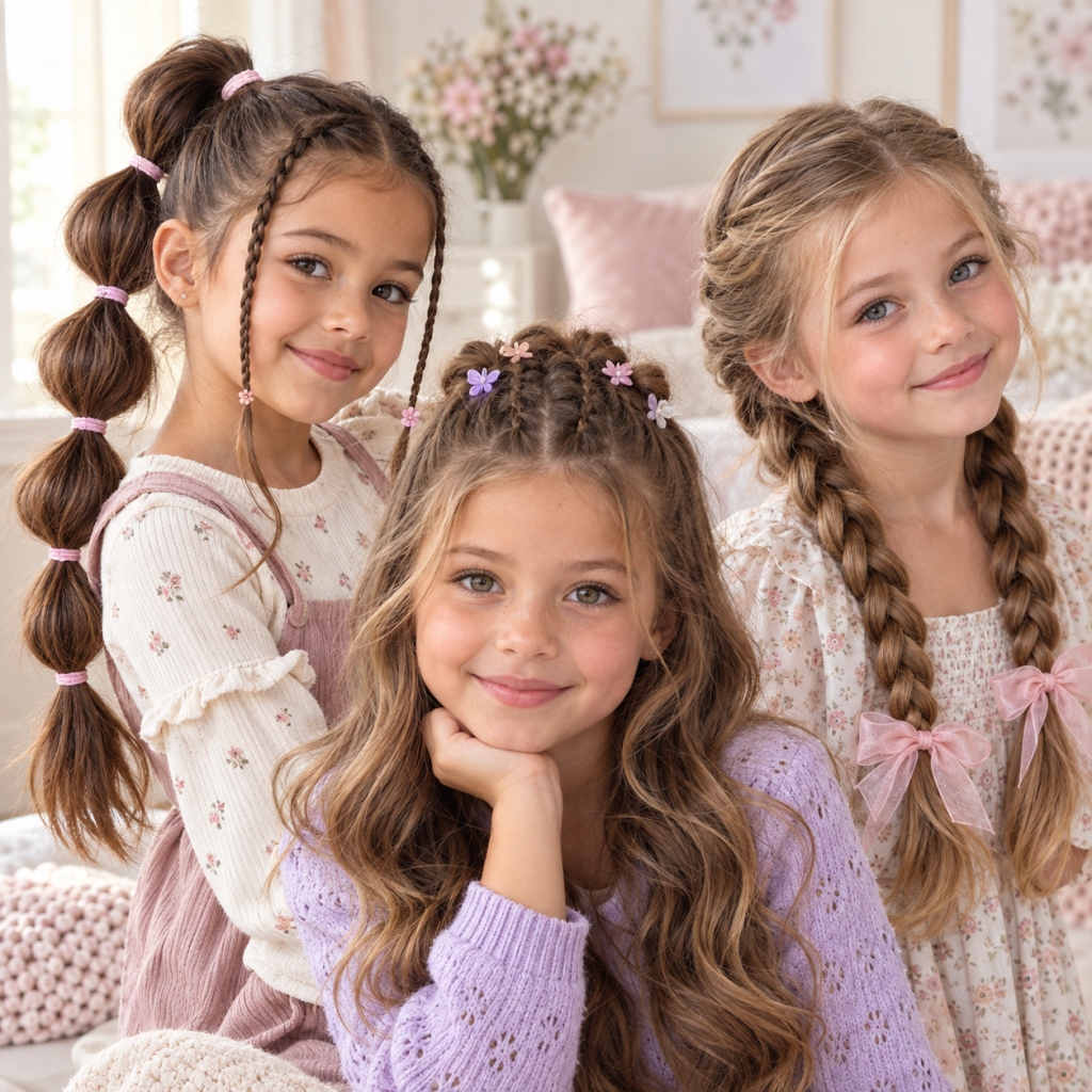 Top 3 Kids Hairstyles Girls Will Love for Cute Easy Everyday Looks
