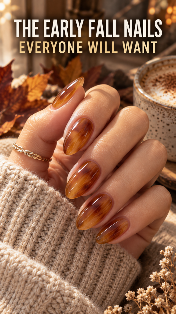 🥈 Top 2 Dusty Olive Micro French Early Autumn Nails