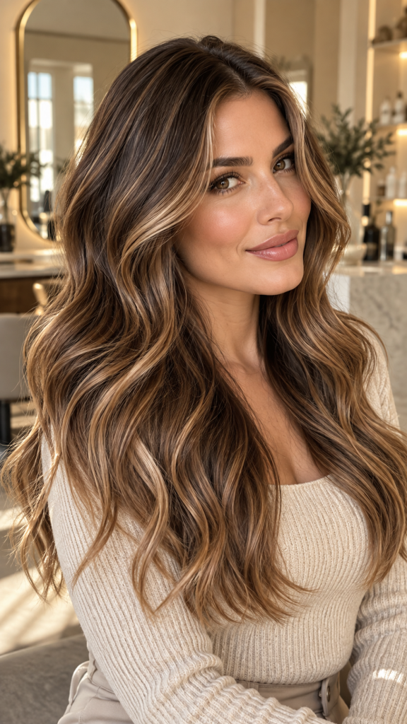🥉 Top 3 Mocha Toffee Bronde Balayage Hair Warm